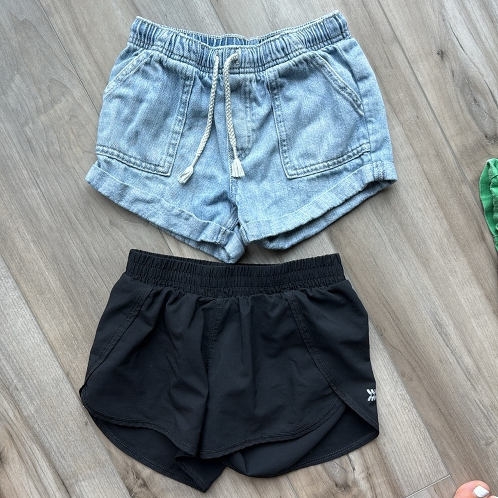 girl size 6 and size 7 large bundle shirts pants dress skirt shorts lilo stitch - Picture 2 of 9